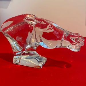 BACCARAT HORSE HEAD (Pristine!) 9”